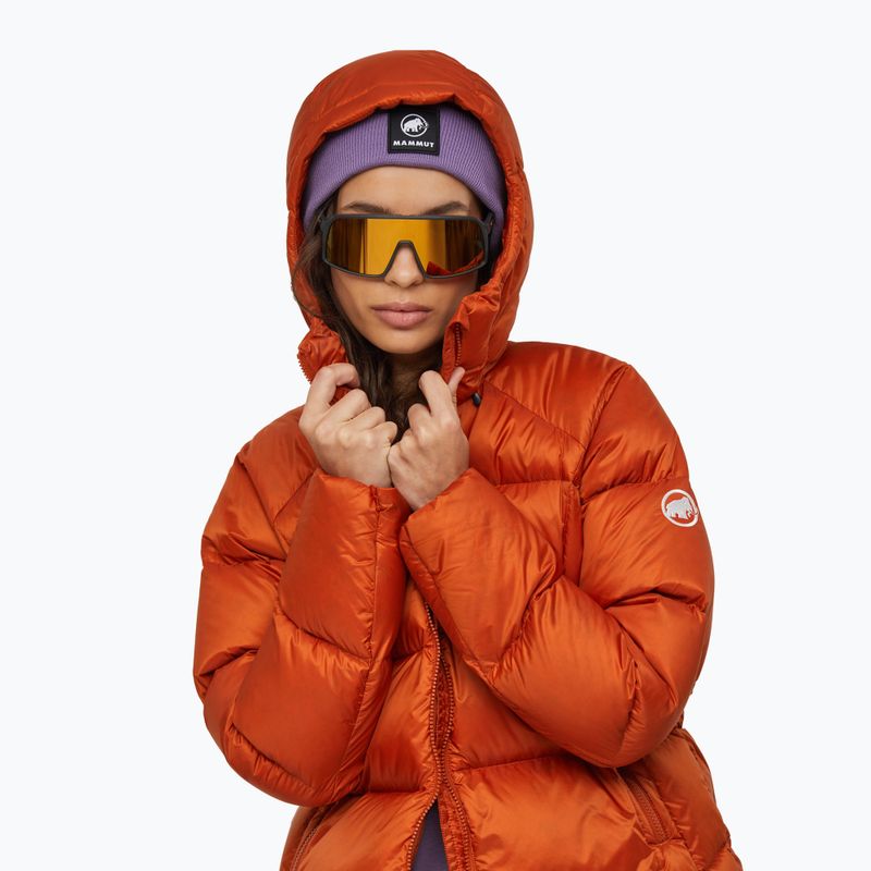 Women's down jacket Mammut Glacier Glow IN Hooded autumn larice 5