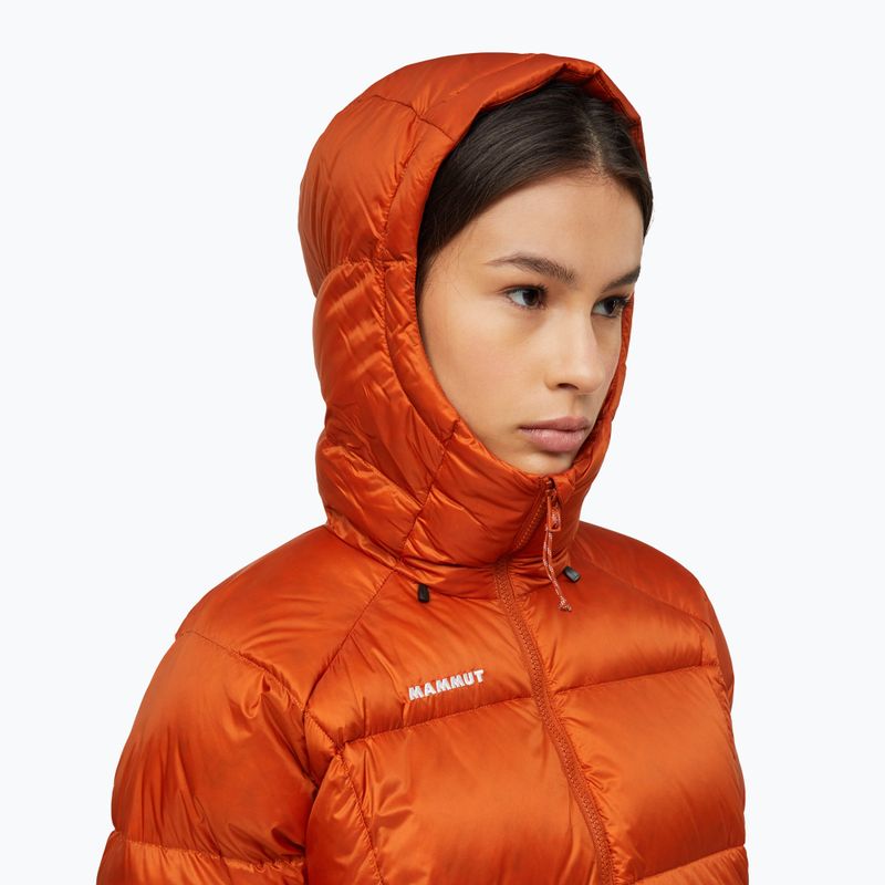Women's down jacket Mammut Glacier Glow IN Hooded autumn larice 6