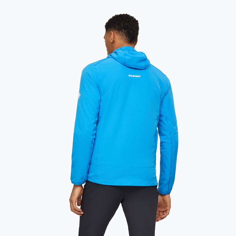 Men's trekking sweatshirt Mammut Madris Light ML Hooded Jacket Men glacier blue/marine 3