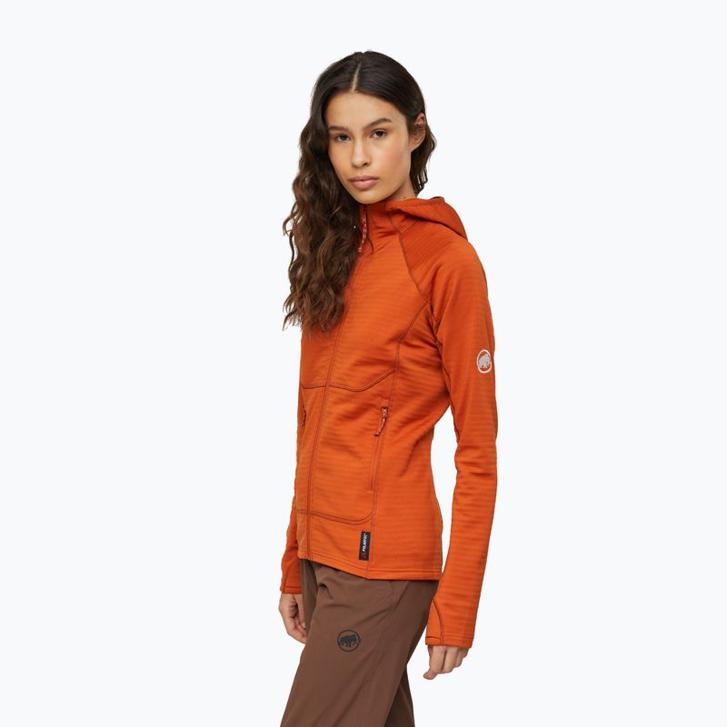 Women's sweatshirt Mammut Taiss ML Hooded Jacket Women autumn larice 4