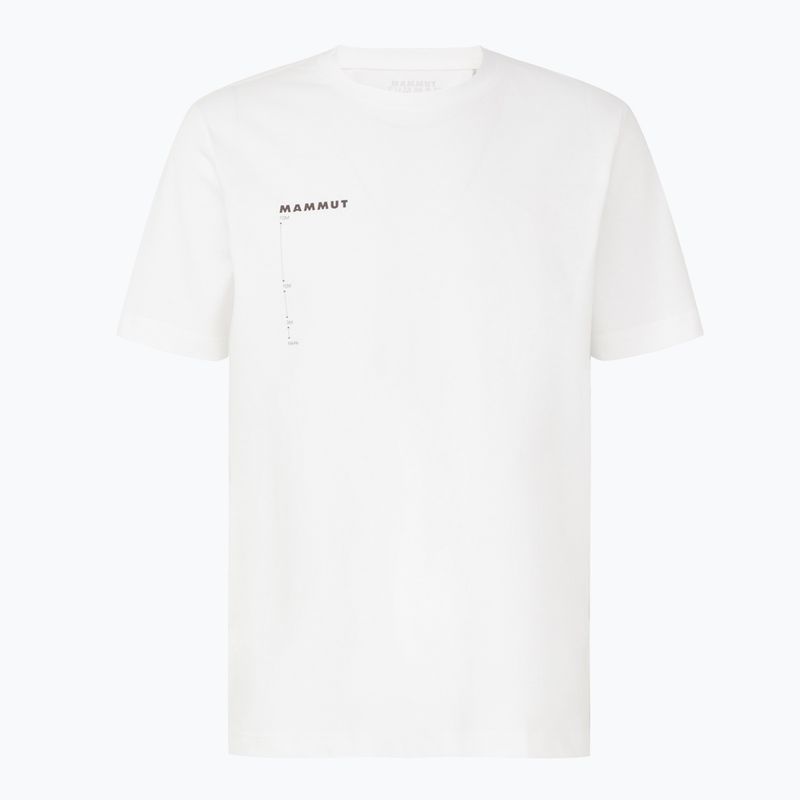 Men's T-shirt Mammut Base T-Shirt Men Avy white 4