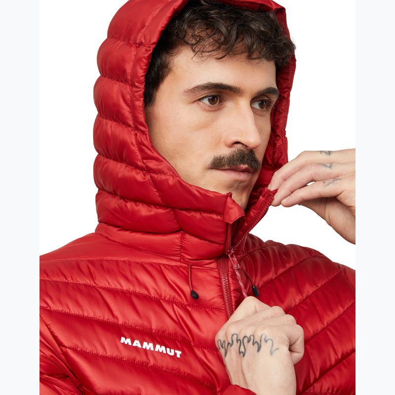 Men's insulated jacket Mammut Albula IN Hooded Jacket Men dark mammut red 5