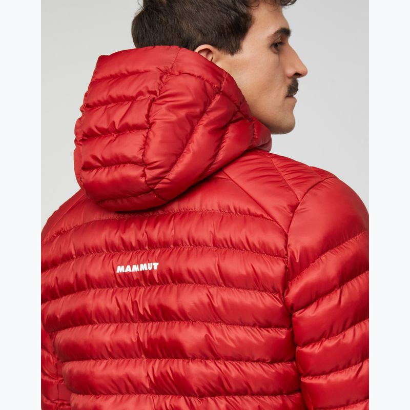 Men's insulated jacket Mammut Albula IN Hooded Jacket Men dark mammut red 7