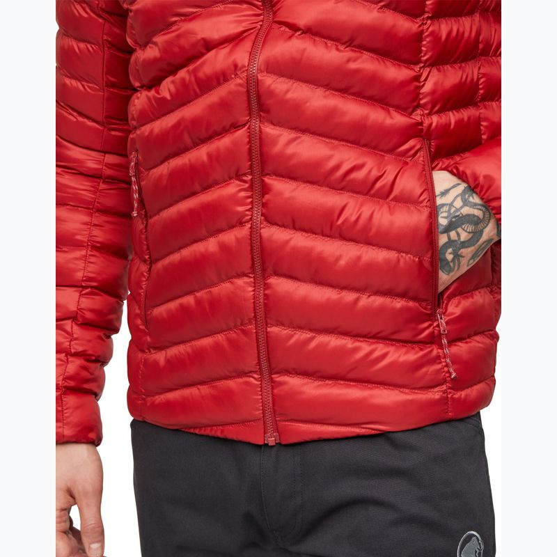 Men's insulated jacket Mammut Albula IN Hooded Jacket Men dark mammut red 8