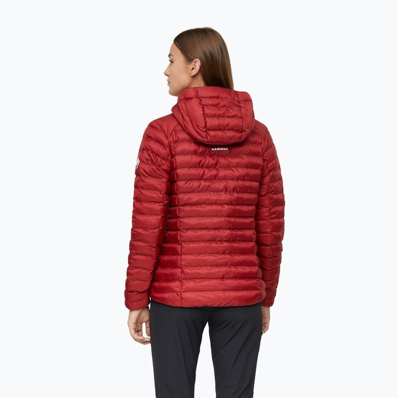 Women's insulated jacket Mammut Albula IN Hooded Jacket Women dark mammut red 3