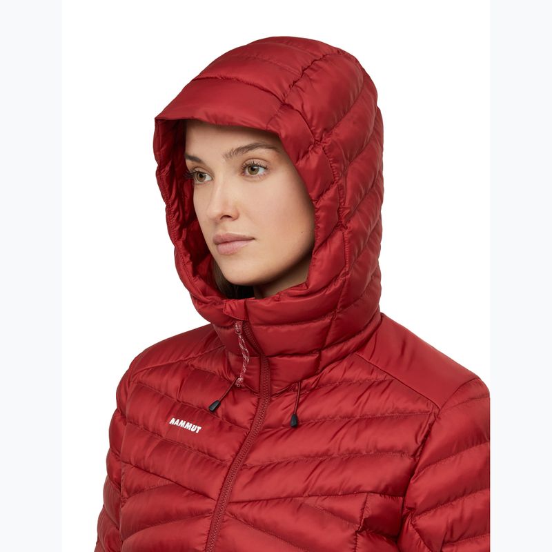 Women's insulated jacket Mammut Albula IN Hooded Jacket Women dark mammut red 6
