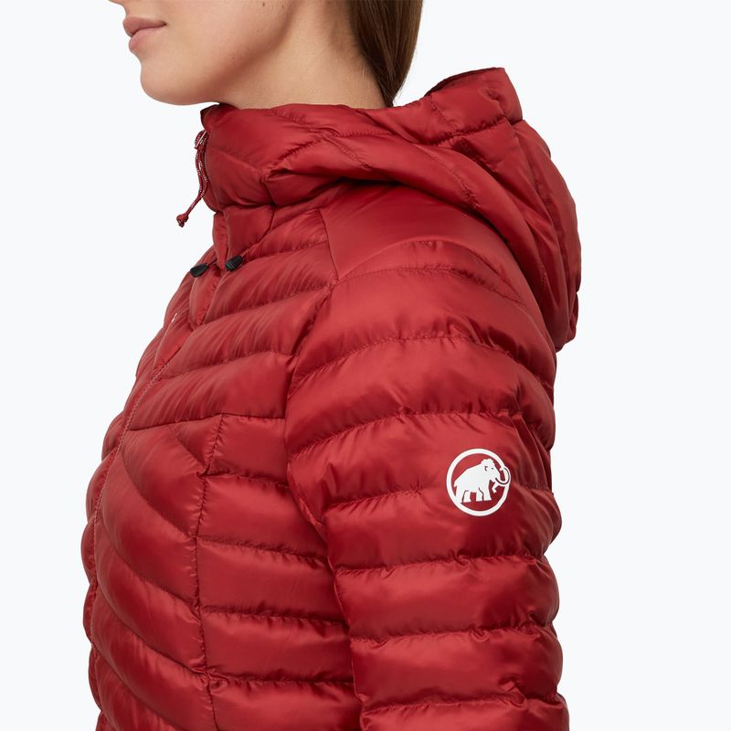 Women's insulated jacket Mammut Albula IN Hooded Jacket Women dark mammut red 7