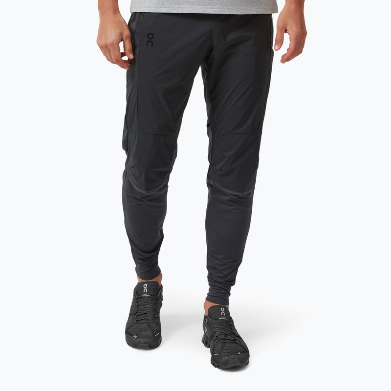 Men's On Running black running trousers