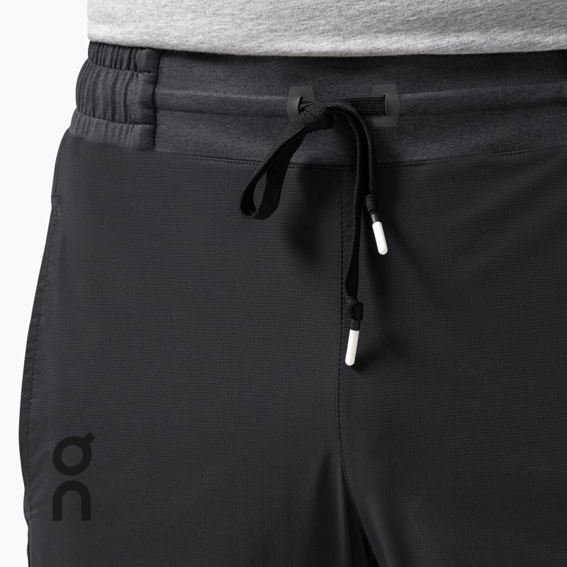 Men's On Running black running trousers 3