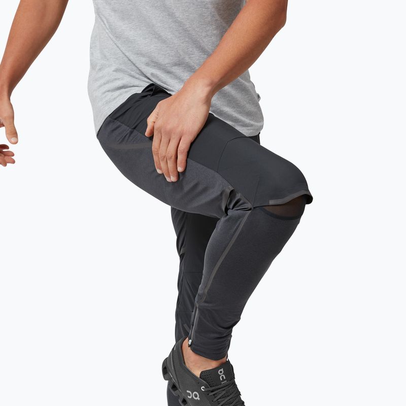Men's On Running black running trousers 6