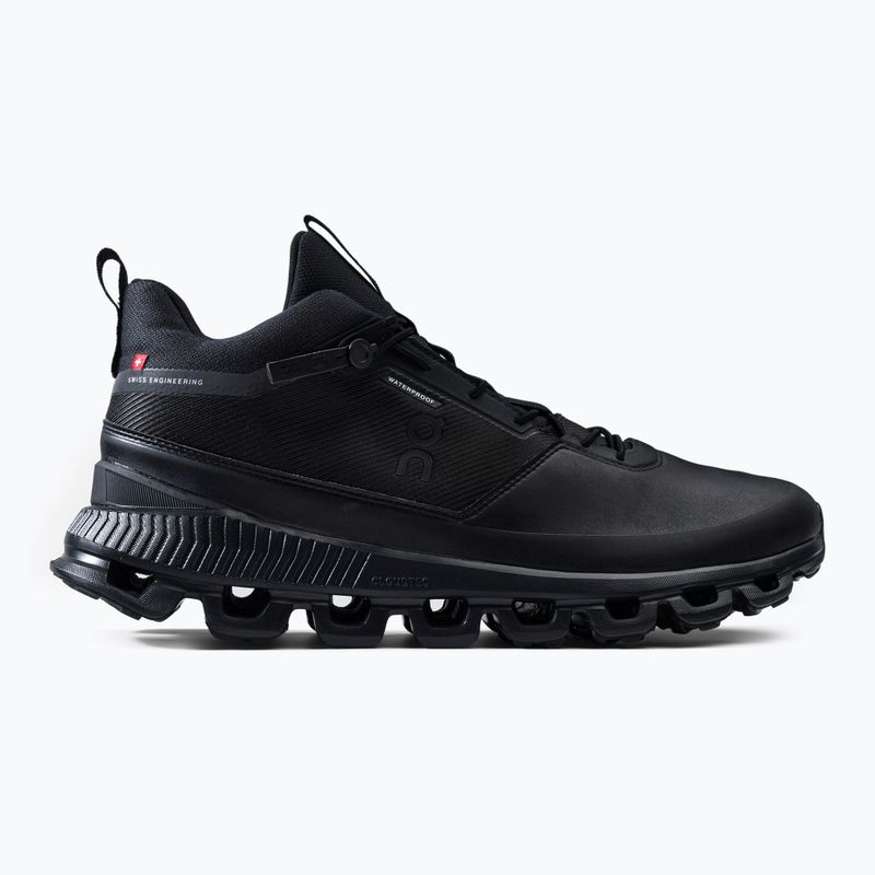 Men's On Cloud Hi Waterproof running shoes black 2899674 2
