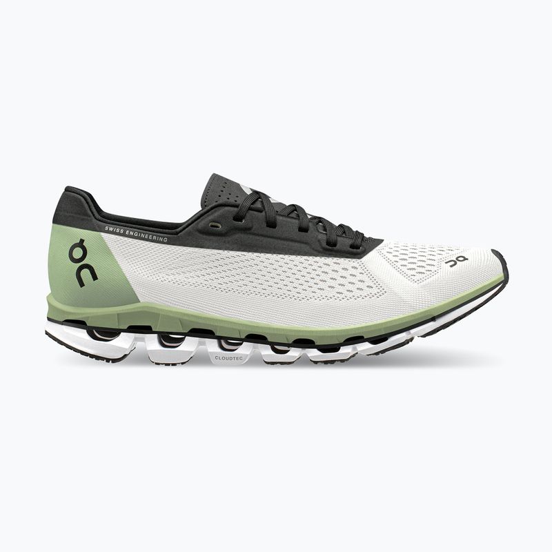 Women's On Running Cloudboom white/black running shoes