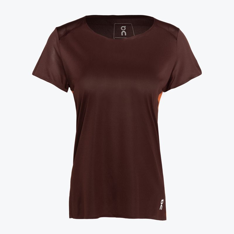 Women's running shirt On Running Performance-T mulberry/spice