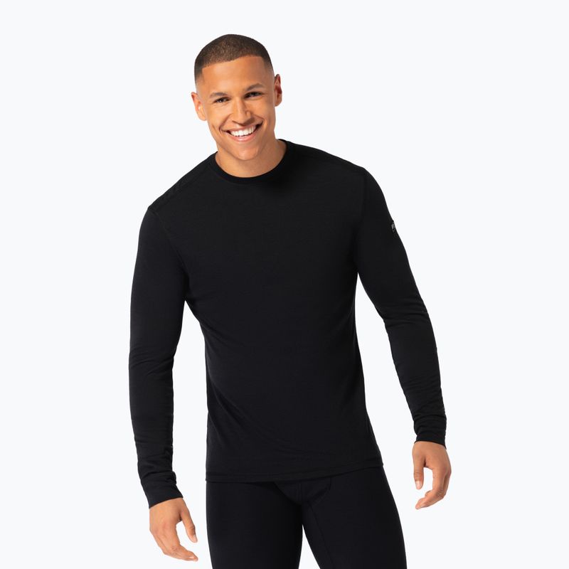 Men's thermal active sweatshirt Super.Natural Tundra 175 jet black