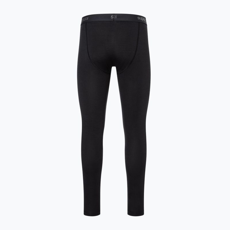 Men's thermal trousers super.natural Tundra 175 jet black 5