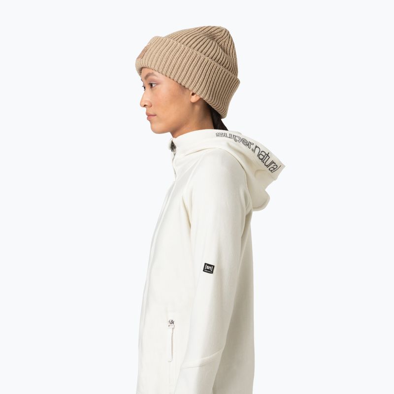 Winter hat super.natural KriTeeini Beanie white pepper 4