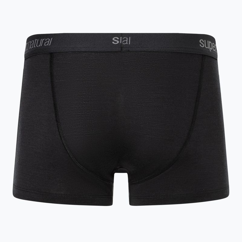 Men's thermal boxer briefs super.natural Tundra 175 jet black 2