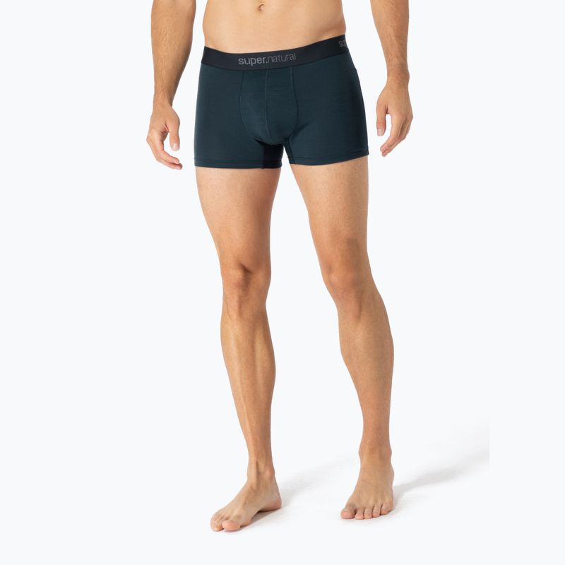 Men's thermal boxer briefs super.natural Tundra 175 blueberry 3