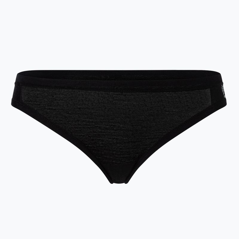 Women's thermal active underwear super.natural Tundra 175 Thong jet black