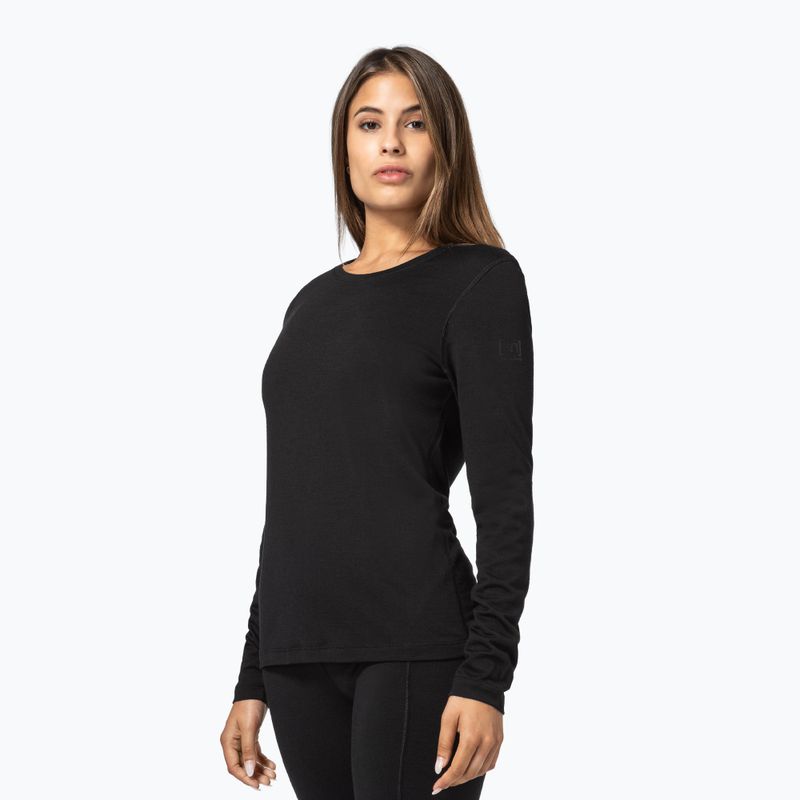 Women's thermal top super.natural Arctic 230 jet black