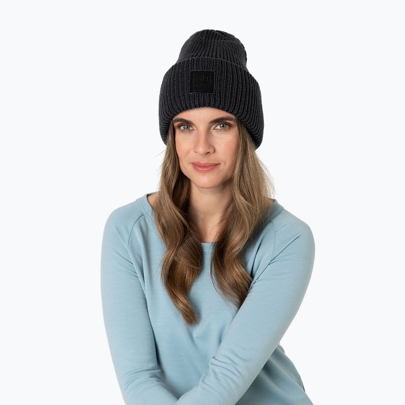 Winter hat super.natural KriTeeini Beanie jet black 3