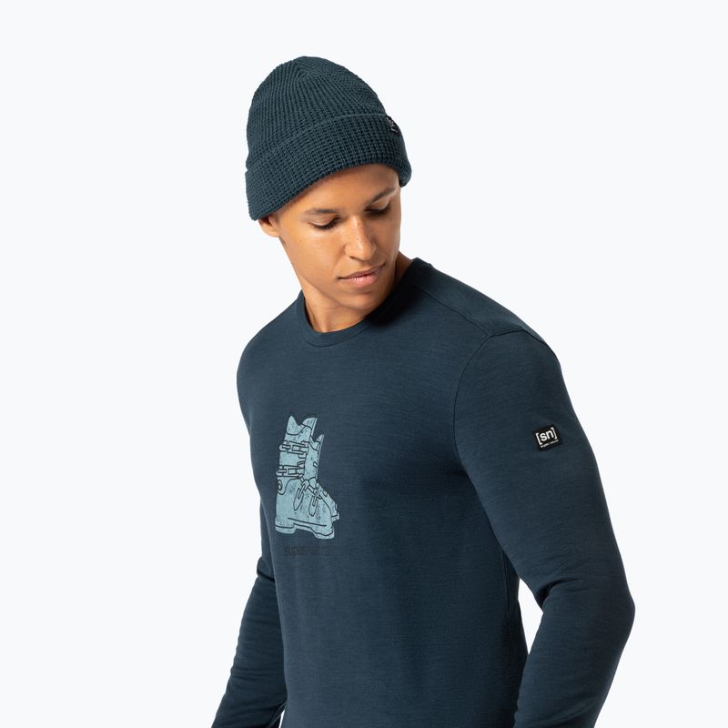 Winter hat super.natural City Beanie blueberry 3