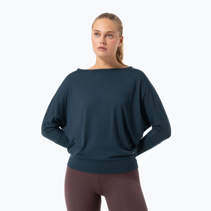 Women's longsleeve super.natural Kula Top blueberry