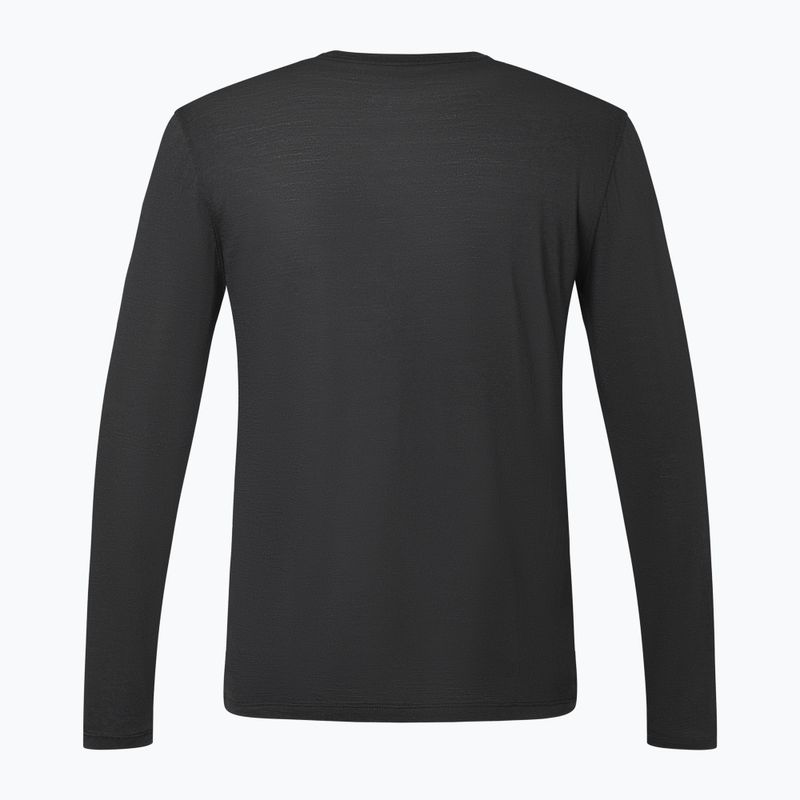 Men's longsleeve super.natural Almost Done jet black/various 3