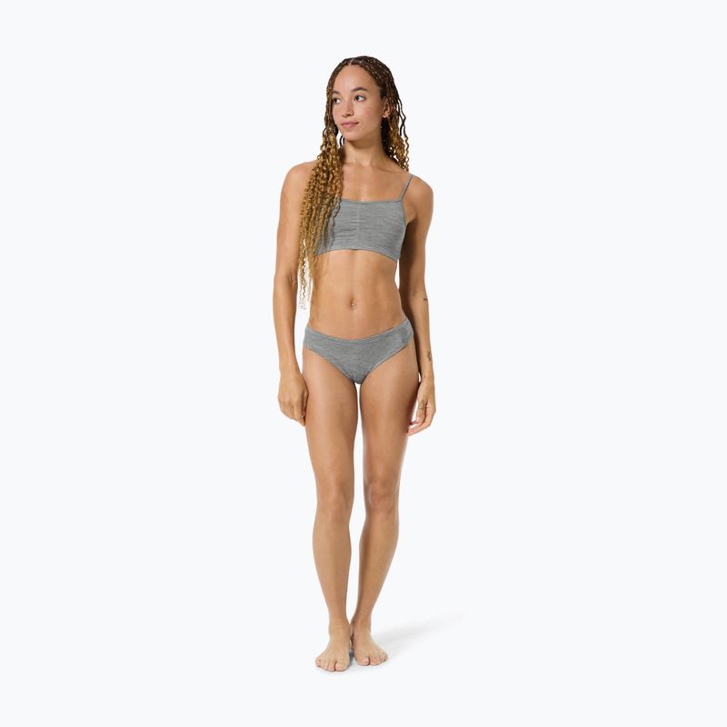 Thermal sports bra super.natural Cosy Bra cashmere grey melange 2