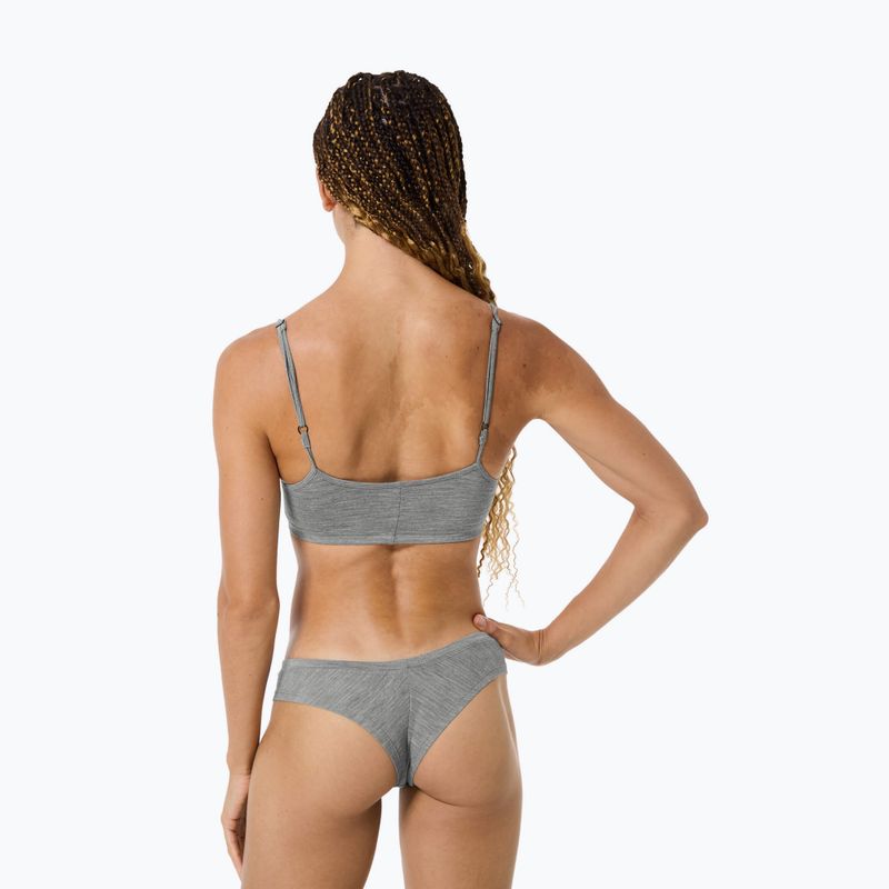 Thermal sports bra super.natural Cosy Bra cashmere grey melange 3