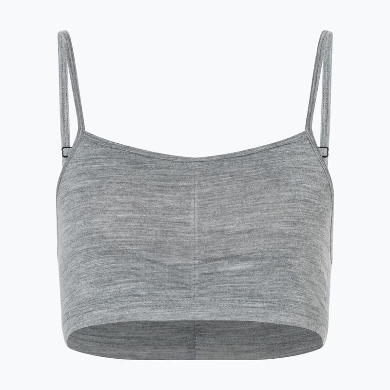 Thermal sports bra super.natural Cosy Bra cashmere grey melange 4
