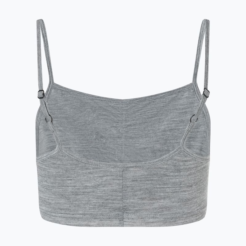 Thermal sports bra super.natural Cosy Bra cashmere grey melange 5