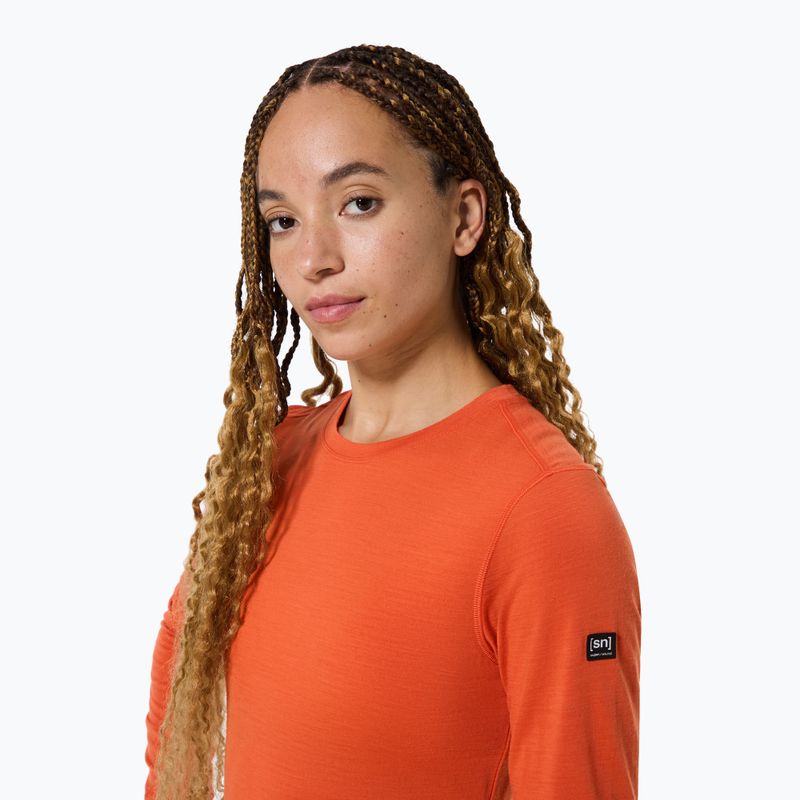 Women's thermal longsleeve super.natural Tundra 175 chili 3