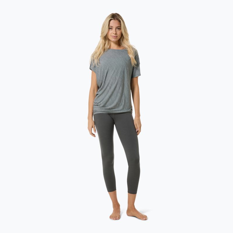 Women's yoga T-shirt super.natural Yoga Loose Tee cashmere grey melange 2