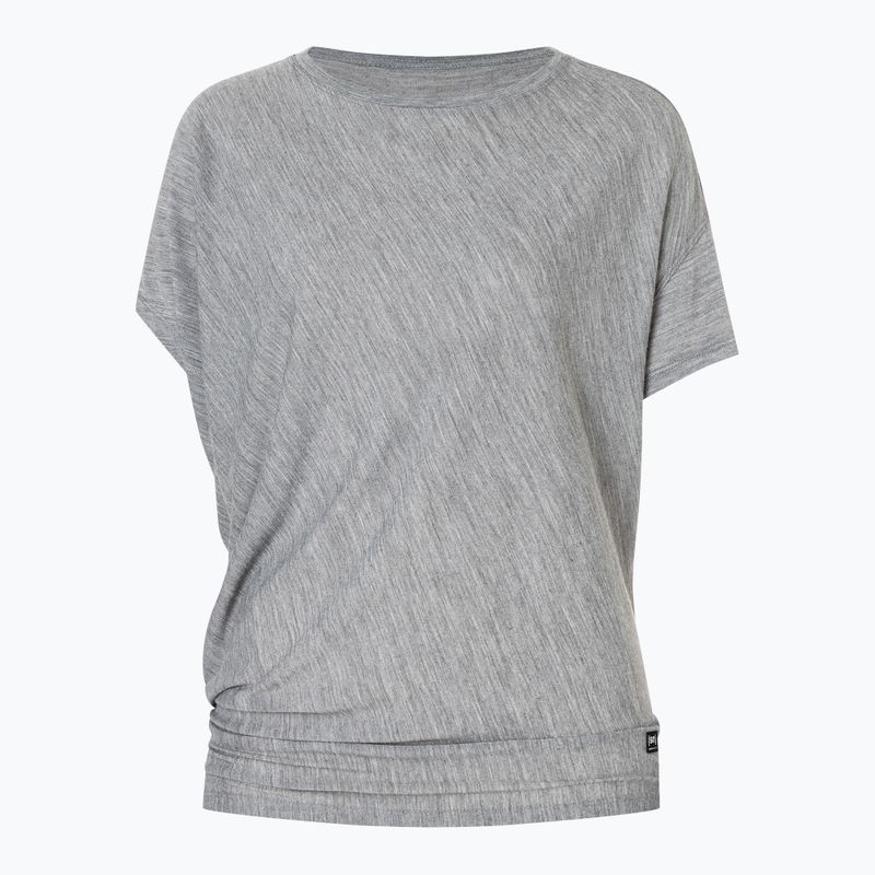 Women's yoga T-shirt super.natural Yoga Loose Tee cashmere grey melange 4