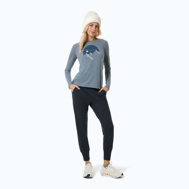 Women's longsleeve Super.Natural Gondola flint stone/various 2