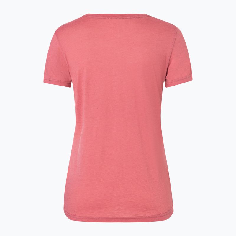 Women's T-shirt super.natural Rock Flowers Tee mauvewood/various 5