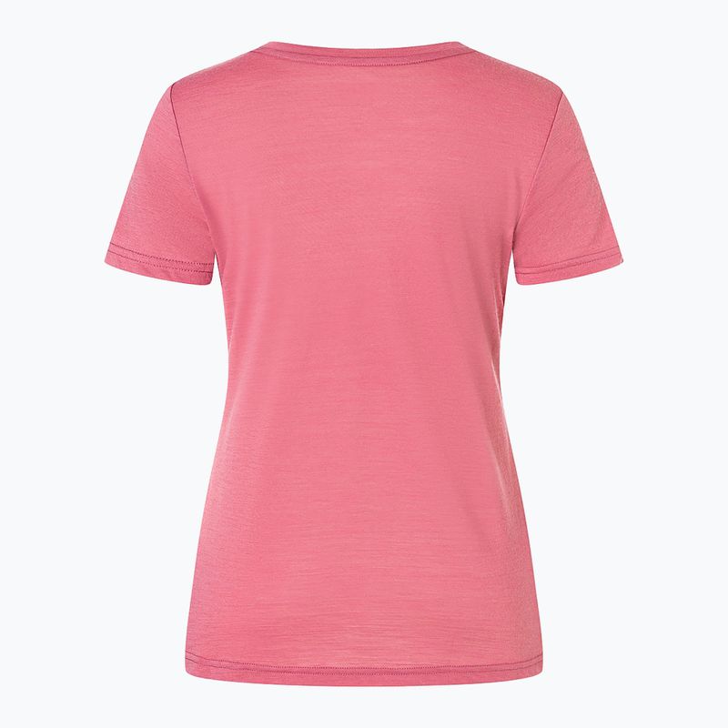 Women's T-shirt super.natural Flower Boots Tee mauvewood/blueberry 5