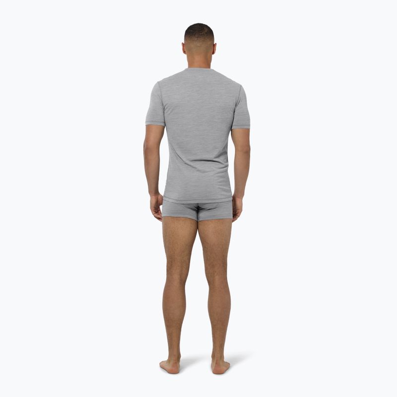 Men's thermal boxer briefs super.natural Tundra 175 cashmere grey melange 5