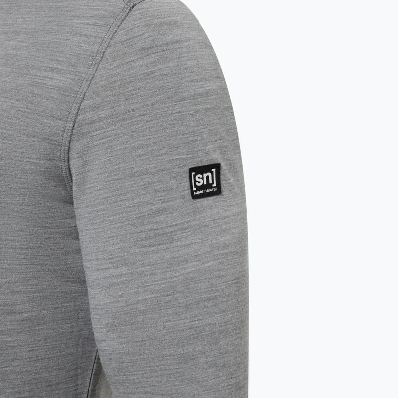 Men's thermal longsleeve Super.Natural Tundra 175 cashmere grey melange 4