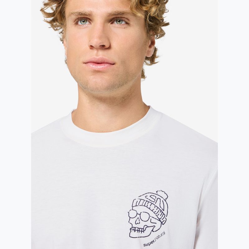 Men's longsleeve super.natural Frosty Bio white/blueberry 3