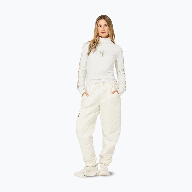 Women's sweater Super.Natural Racing Team Roll Neck fresh white / w. pepper / various 2