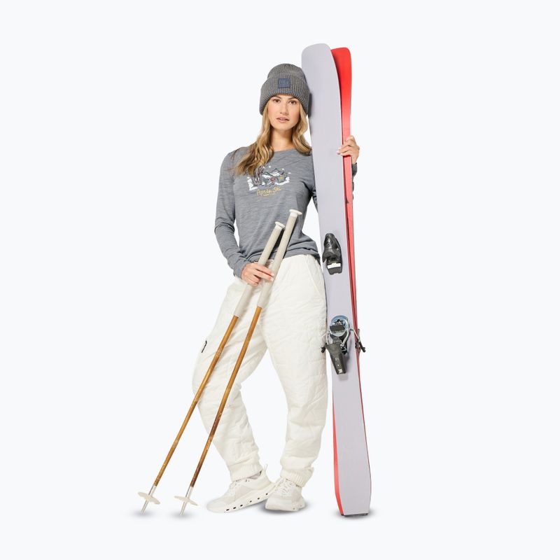 Women's longsleeve super.natural Apres Ski cashmere grey melange/various 3