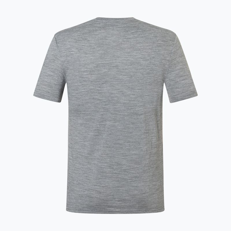 Men's T-shirt super.natural Gogeanie cashmere grey melange/various 5
