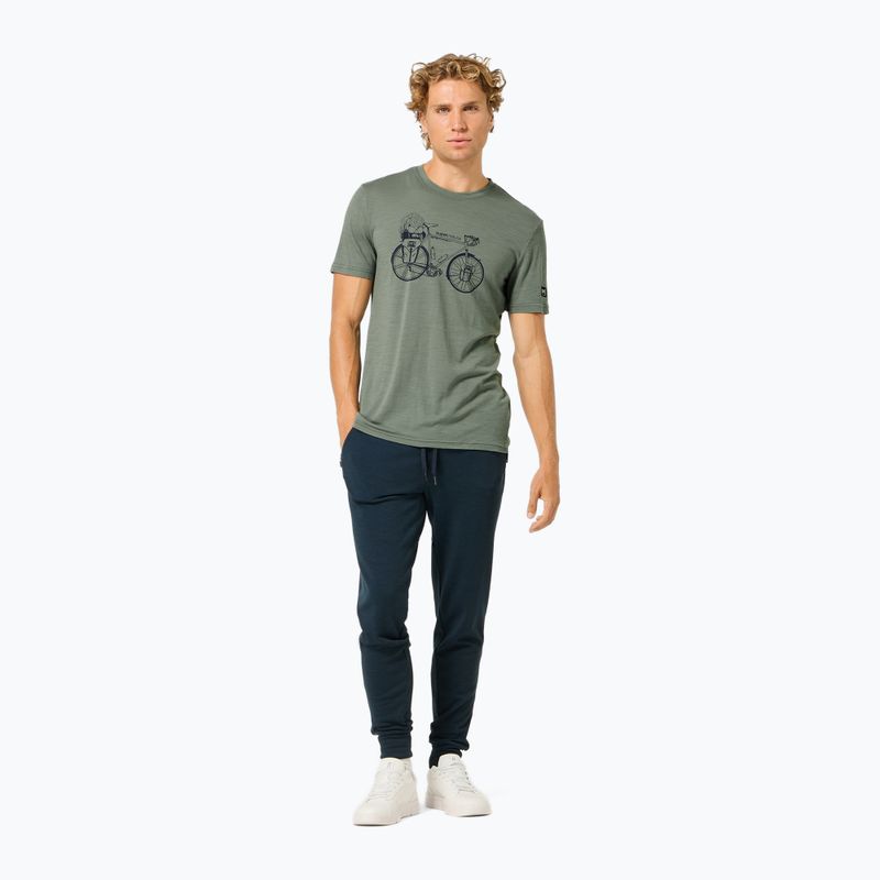 Men's T-shirt Super.Natural Wander Wheel Tee eucalyptus/blueberry 2