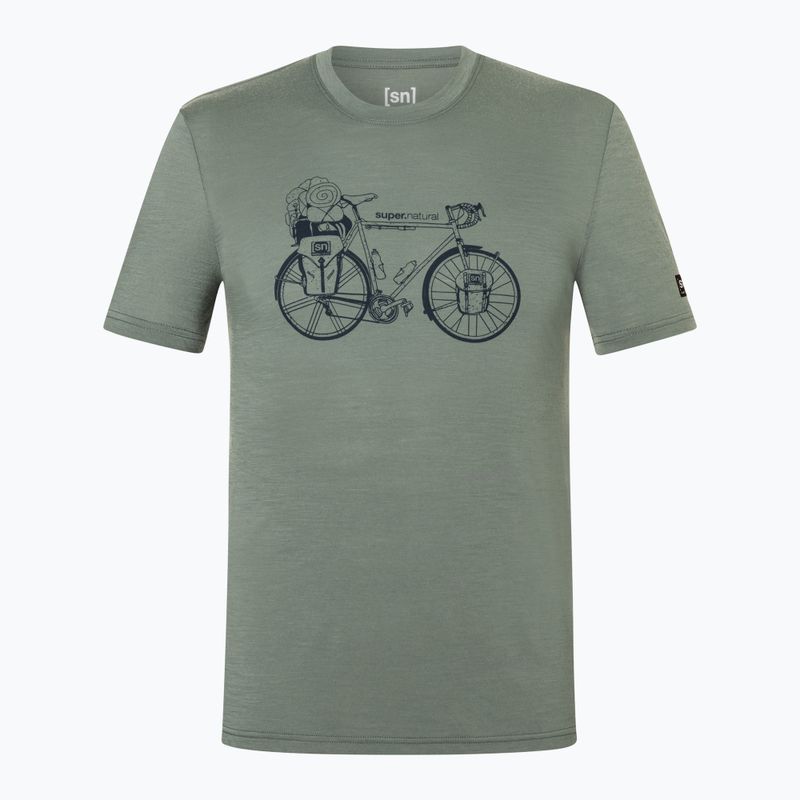 Men's T-shirt Super.Natural Wander Wheel Tee eucalyptus/blueberry 4