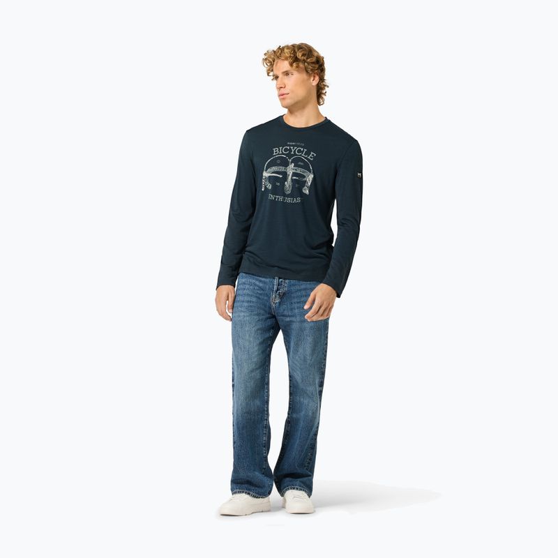 Men's longsleeve super.natural Bike Enthusiast blueberry/various 2