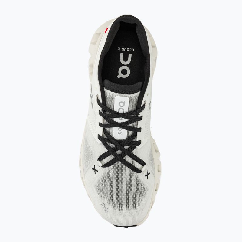 Women's running shoes On Cloud X 3 white/black 5