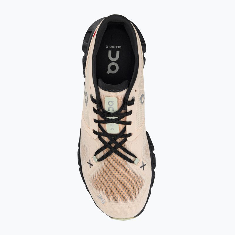 Women's running shoes On Cloud X 3 beige 6098694 8