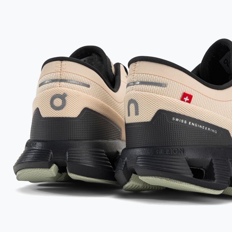 Women's running shoes On Cloud X 3 beige 6098694 10